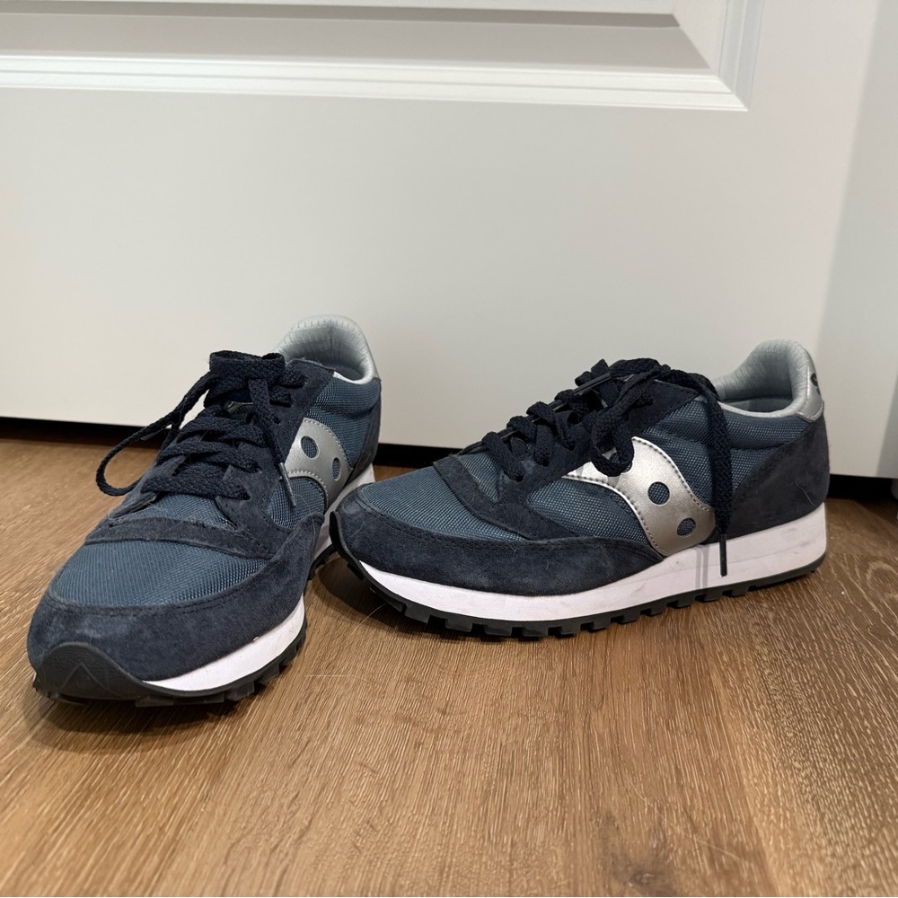 Saucony Men's Dark Blue and Gray Sneakers